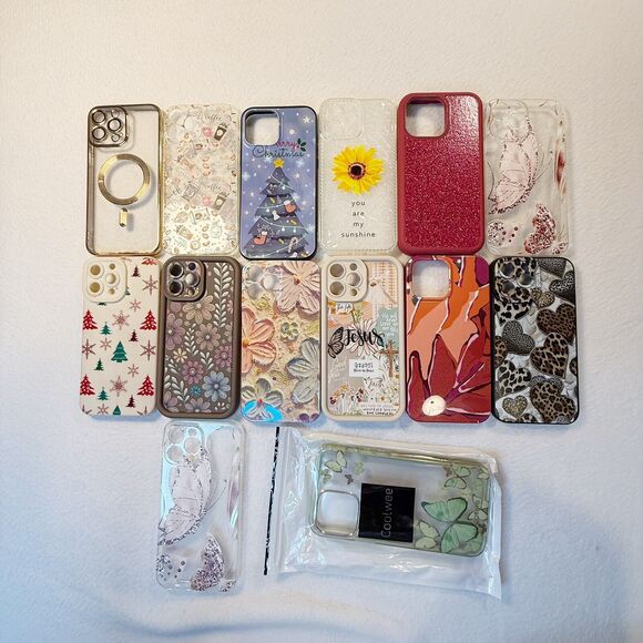 Phone Cases For iphone 13 Pro Max Lot of 14 Very Cute Good Variety - Picture 1 of 2